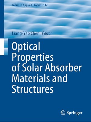 cover image of Optical Properties of Solar Absorber Materials and Structures